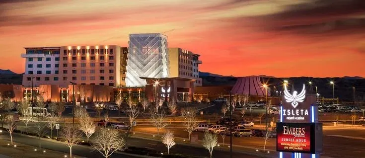 Decorative casino scene