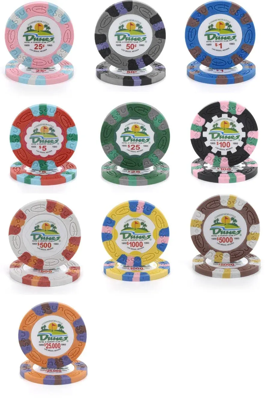 Decorative casino collage